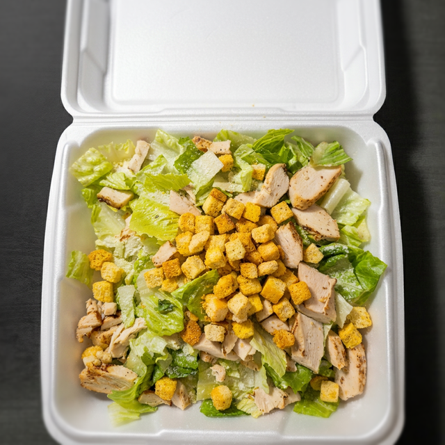 Grilled Chicken Caesar Salad.