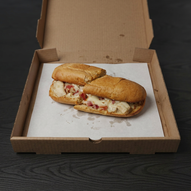 Chicken Alfredo Melt.