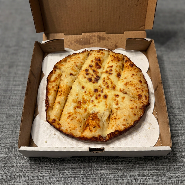 One SM Cheese Bread $8.99.